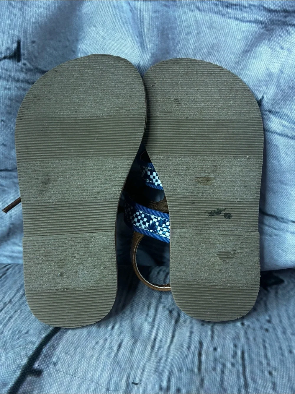 5/$20 Coastal Boho Whimsy Pom Nautical Gladiator Slingback‎ Sandals Baby Girl 6